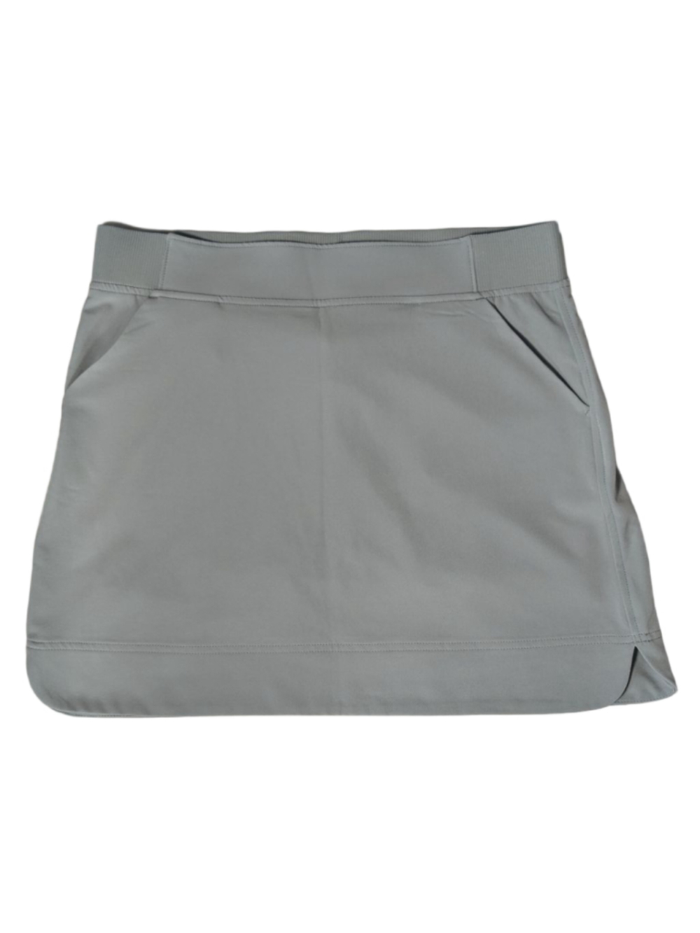32 Degrees Cool Gray Athletic Skort Skirt Built-In Shorts Size M